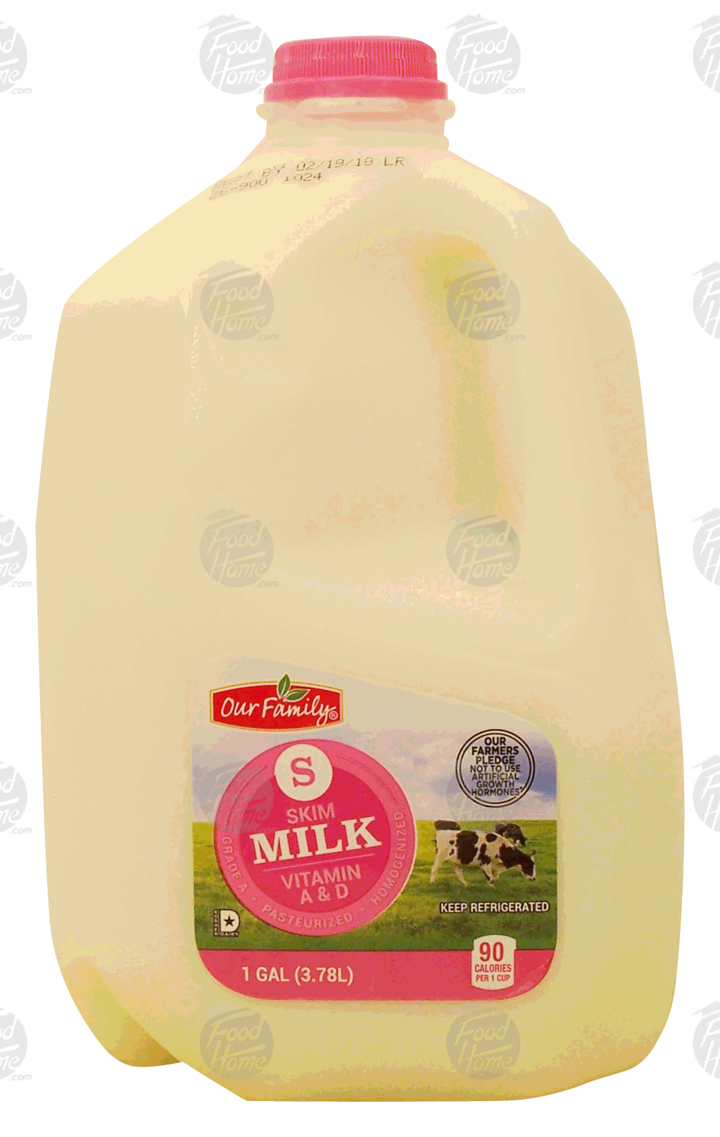 Our Family  skim milk, vitamin a & d Full-Size Picture